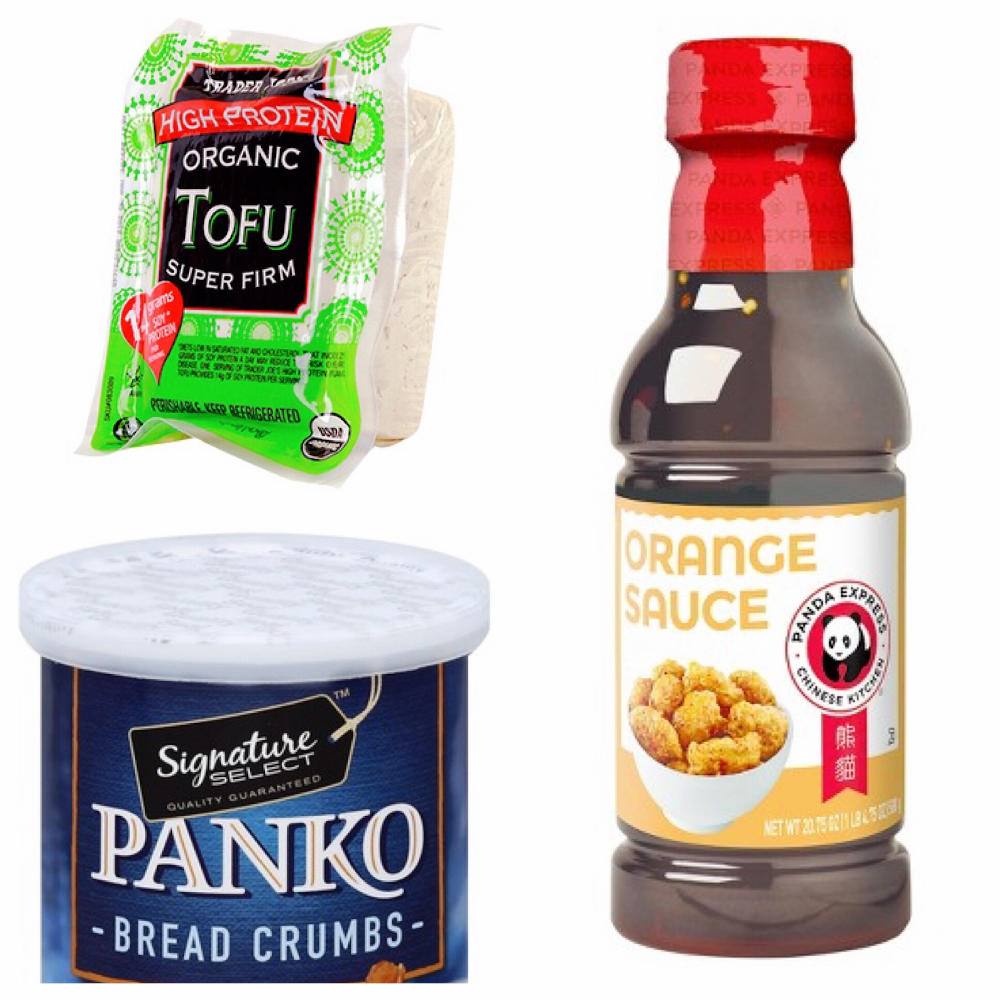 Ingredients for Vegan Teriyaki Skewers