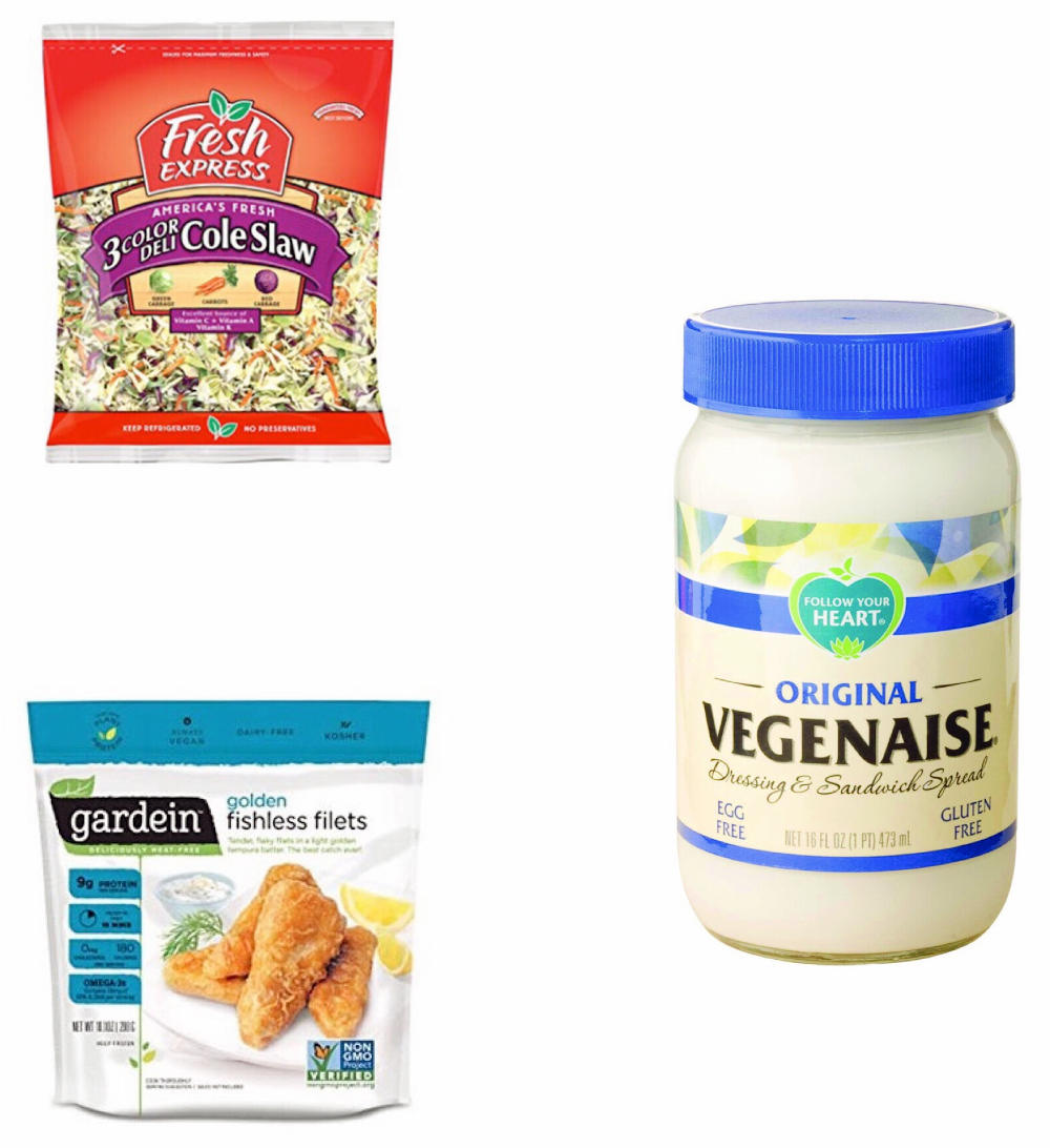 Ingredients for Vegan fish tacos
