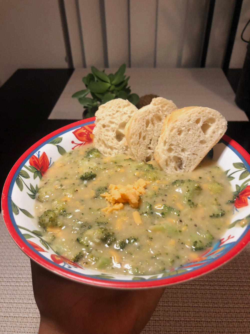 Final Product: Vegan Cheddar Broccoli Soup