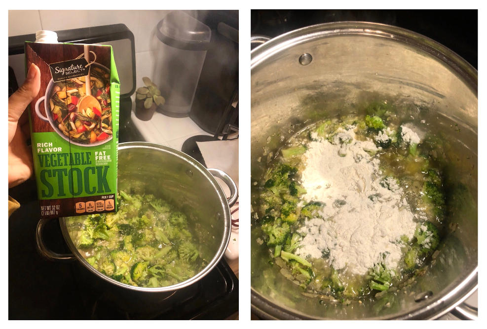 Step 3 for Vegan Cheddar Broccoli Soup