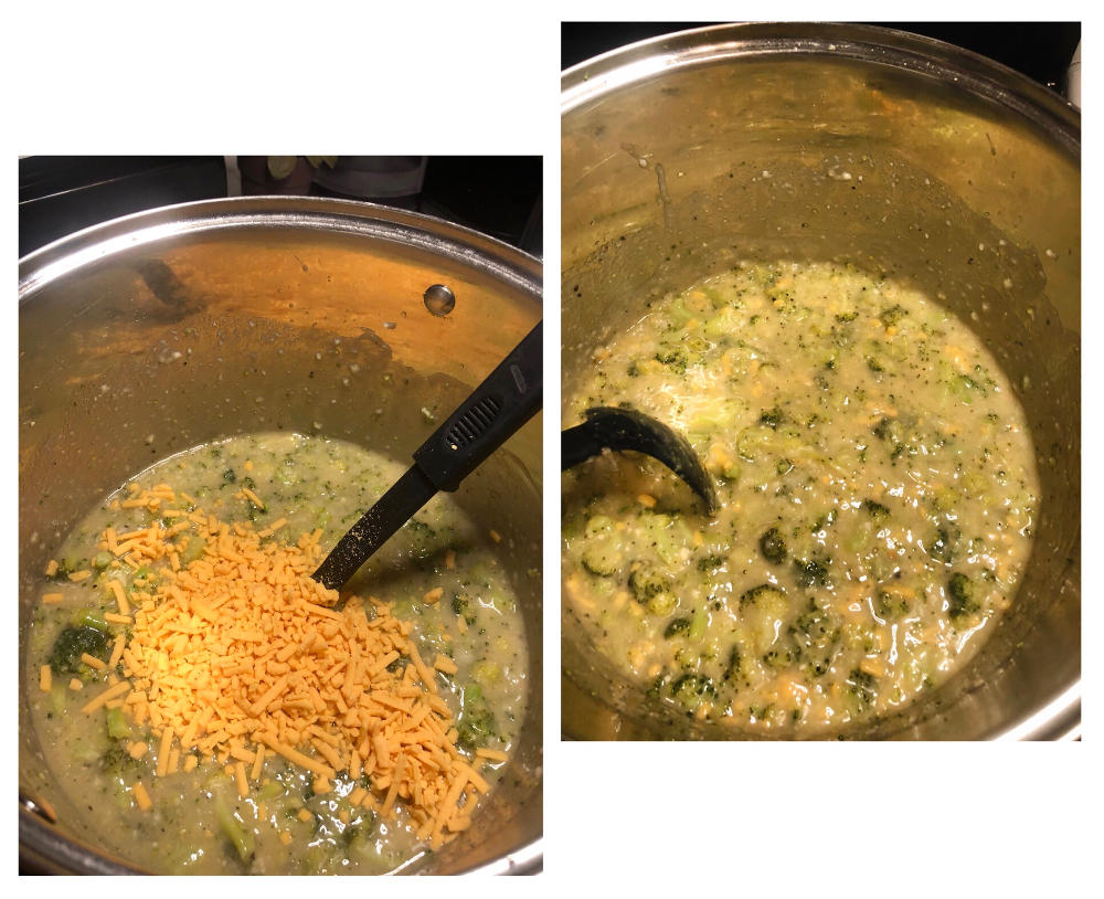 Step 4 for Vegan Cheddar Broccoli Soup