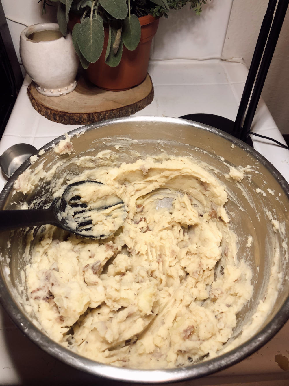 Step 3 for Crispy tofu mashed potato bowls