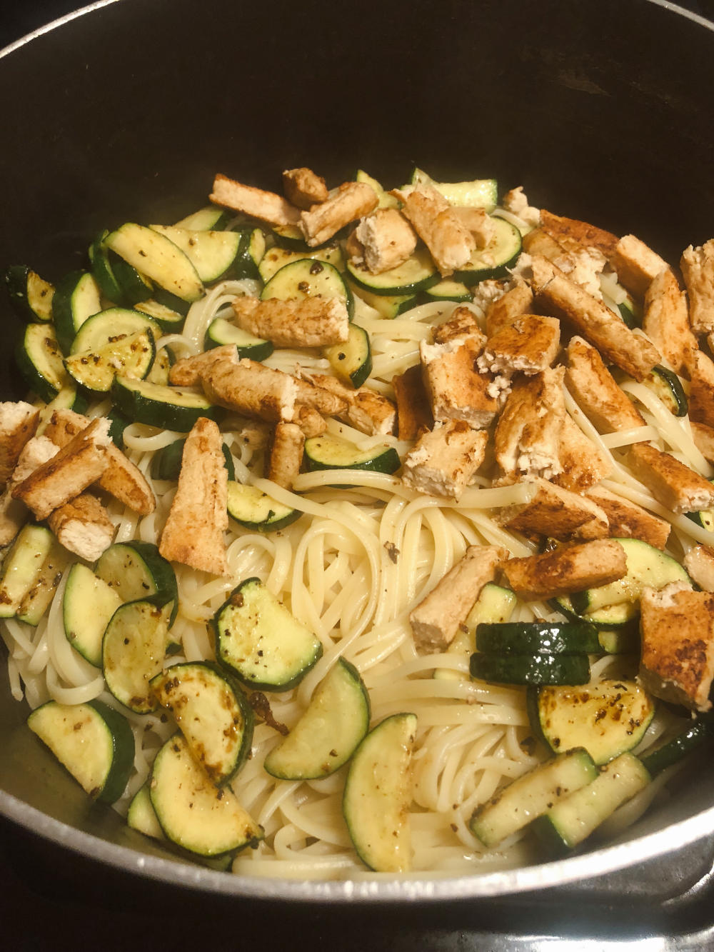 Step 5 for Creamy sun-dried tomato fettuccine