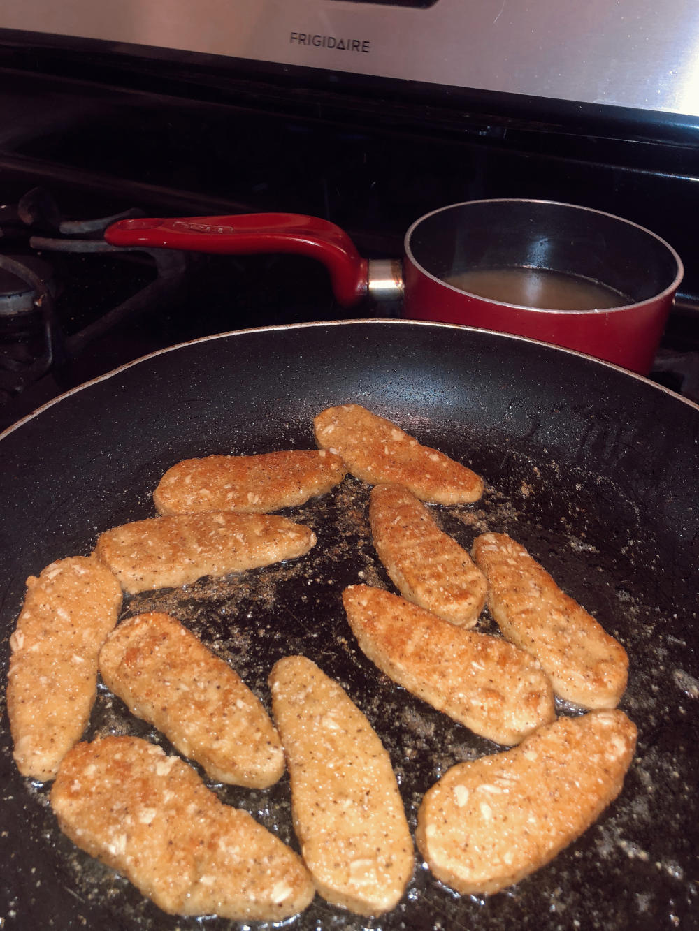 Step 2 for Vegan Chinese lemon chicken