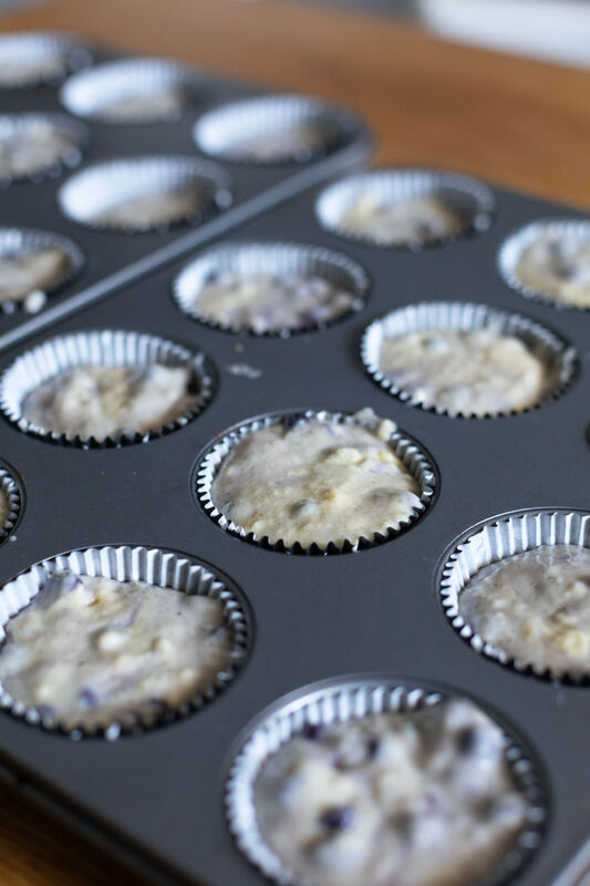 Step 6 for Lemon Blueberry Muffins