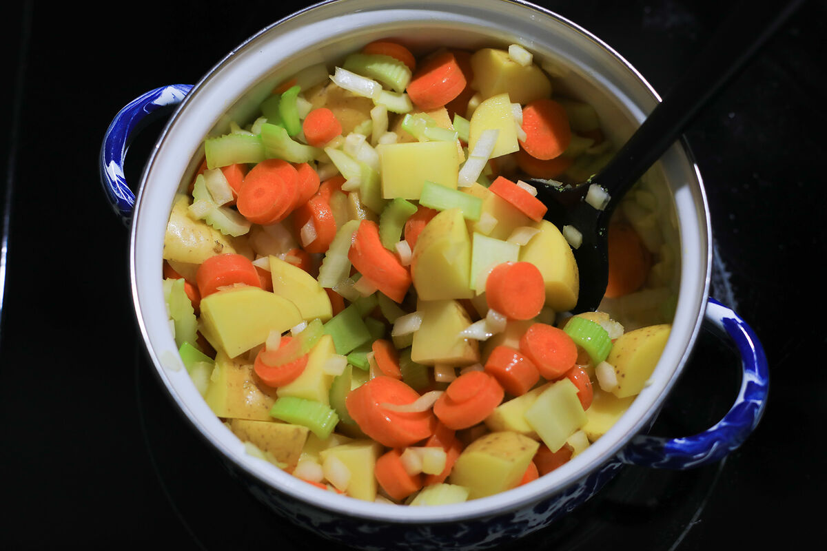 Step 2A for One-Pot Lentil Soup