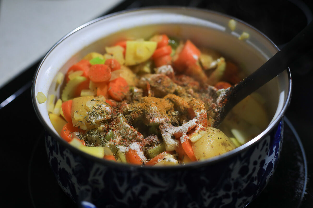 Step 2B for One-Pot Lentil Soupm