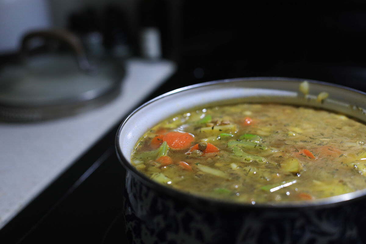 Step 4 for One-Pot Lentil Soup