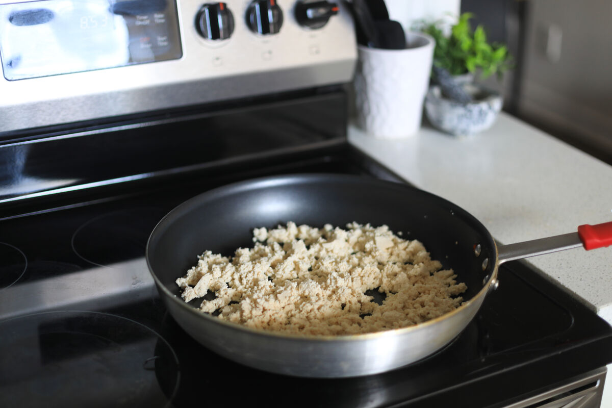 Step 1 for Tofu Scramble