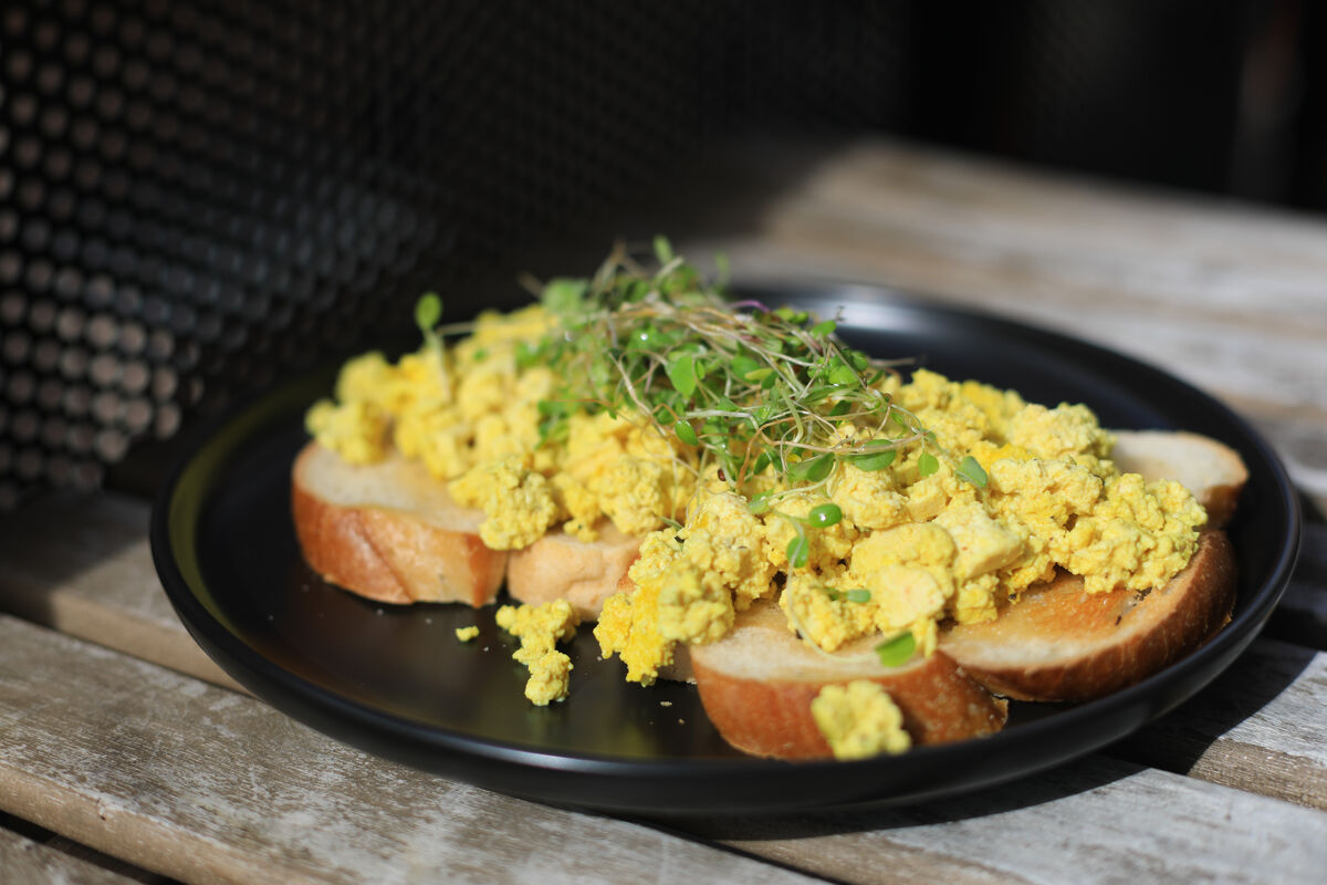 Step 6 for Tofu Scramble