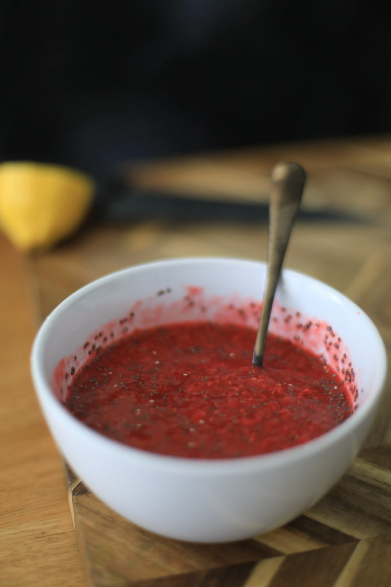 Step 2 for Chia Berry Jam