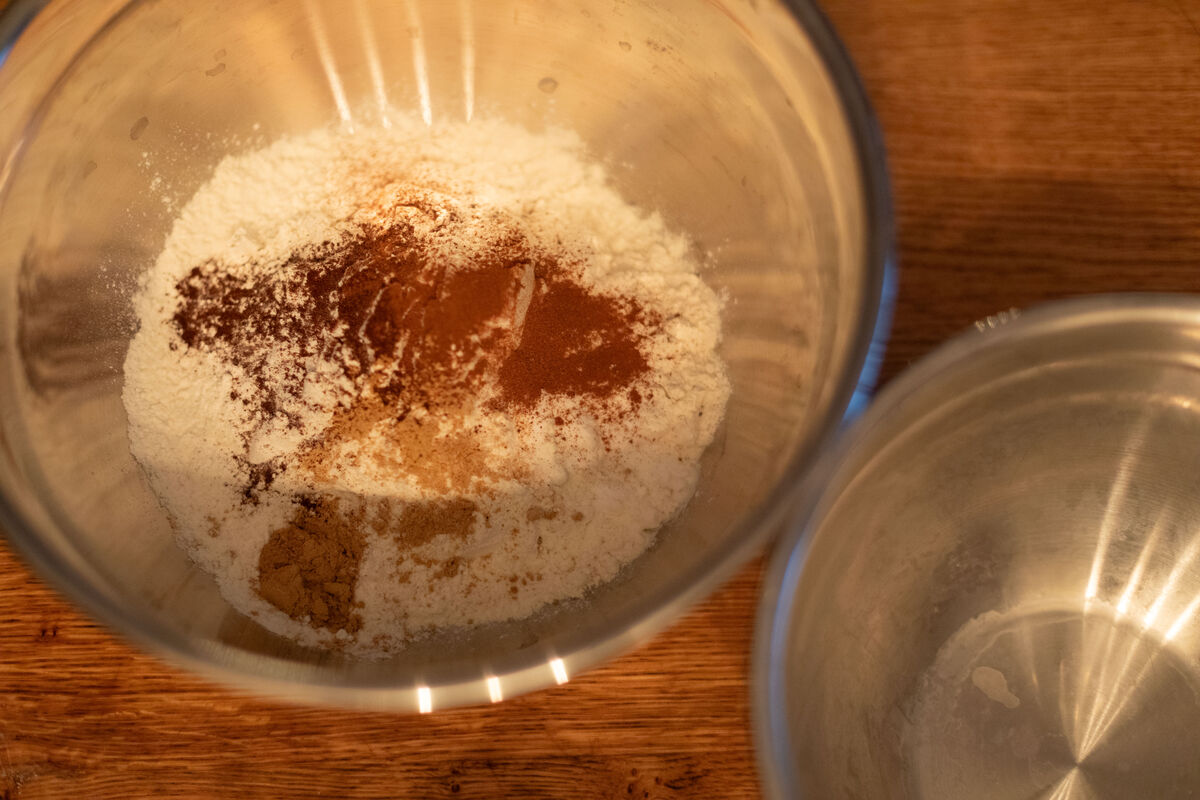 Step 1 for Ginger Molasses Cookies