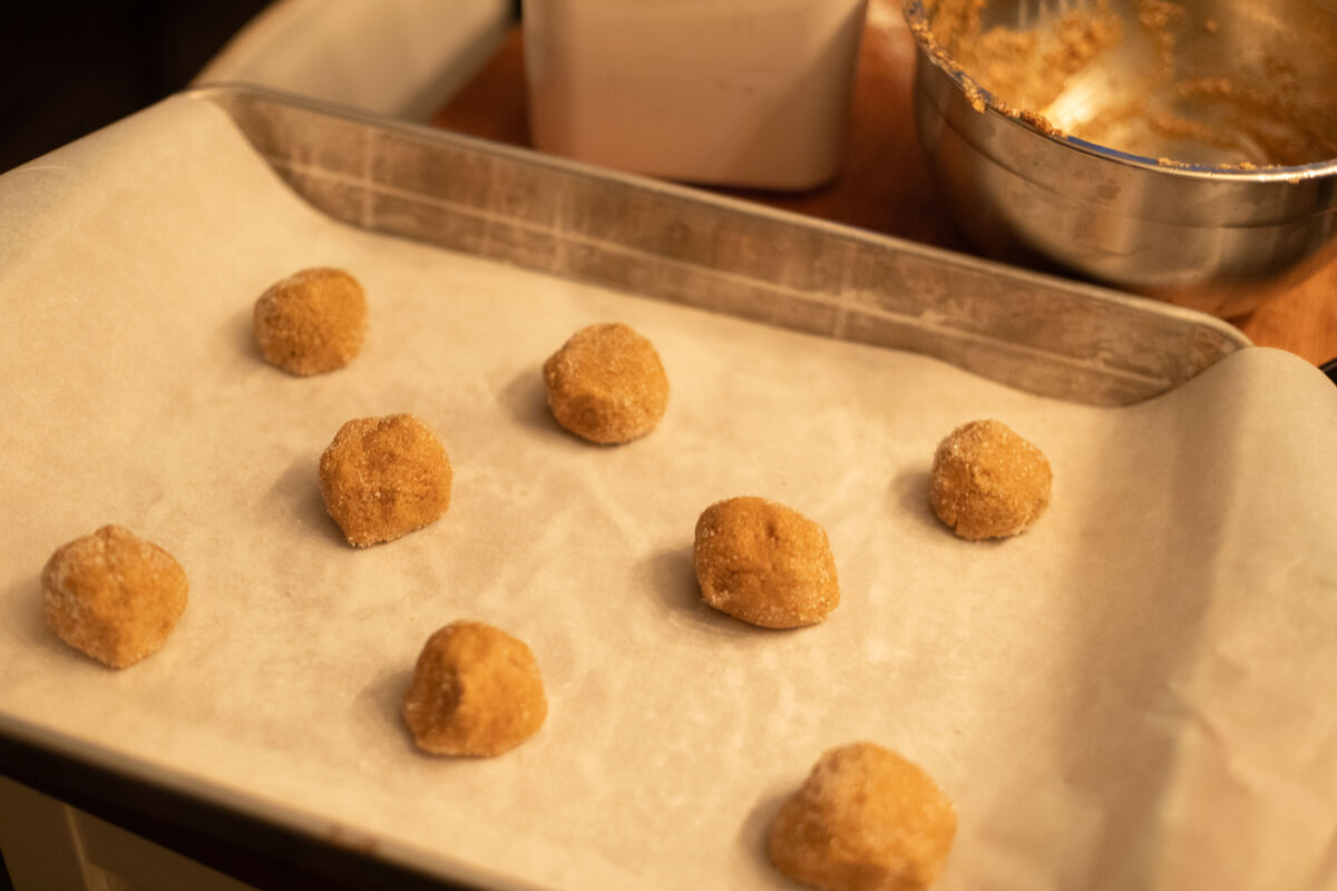 Step 4 for Ginger Molasses Cookies