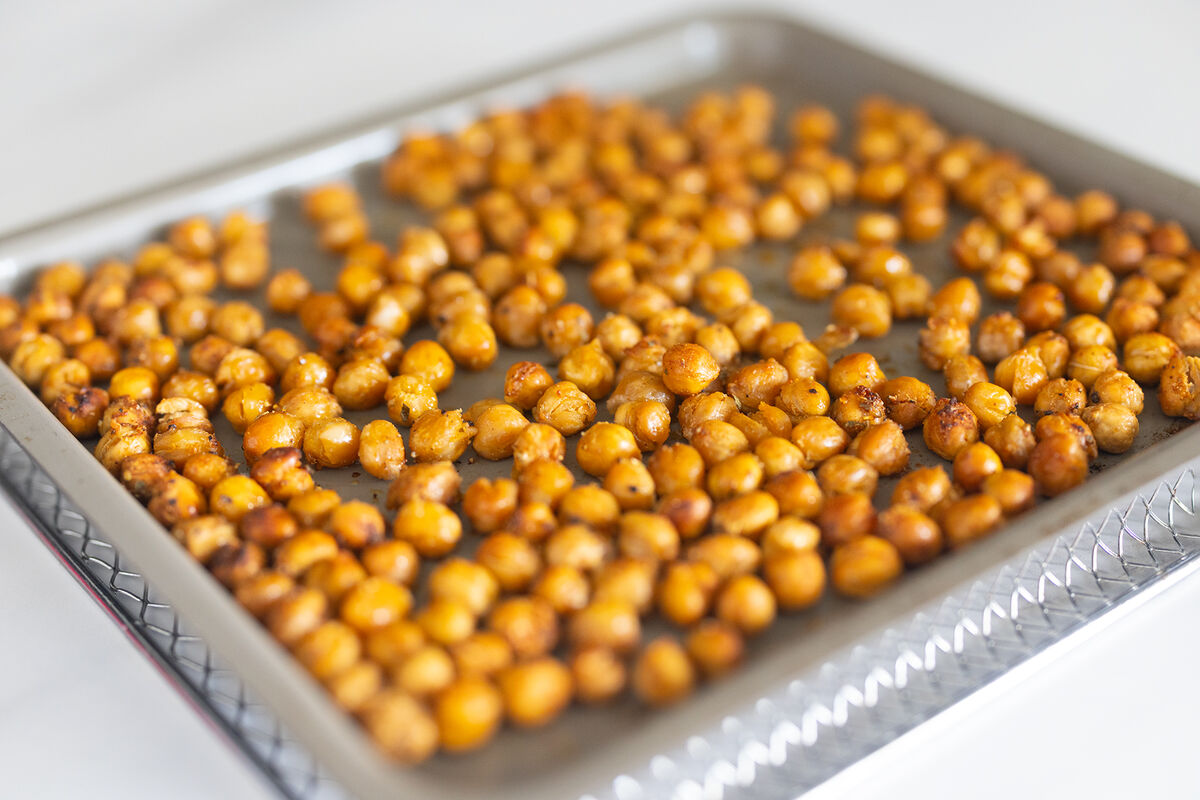 Step 3 for Chickpea Pasta Salad