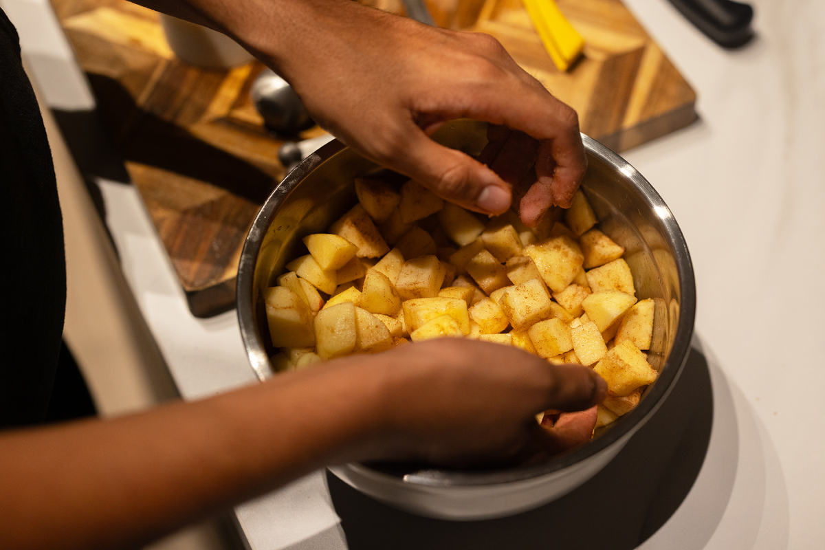 Apple Crumble Recipe - Step 1C Step 1C for Apple Crumble Recipe
